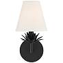 Savoy House Meridian 6" Wide Matte Black 1-Light Wall Sconce