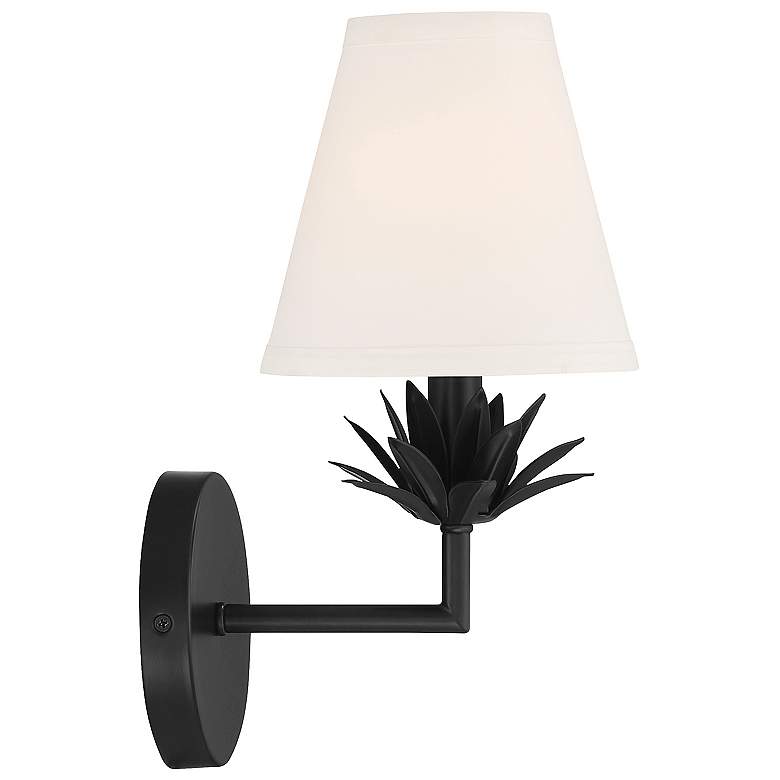 Image 4 Savoy House Meridian 6" Wide Matte Black 1-Light Wall Sconce more views