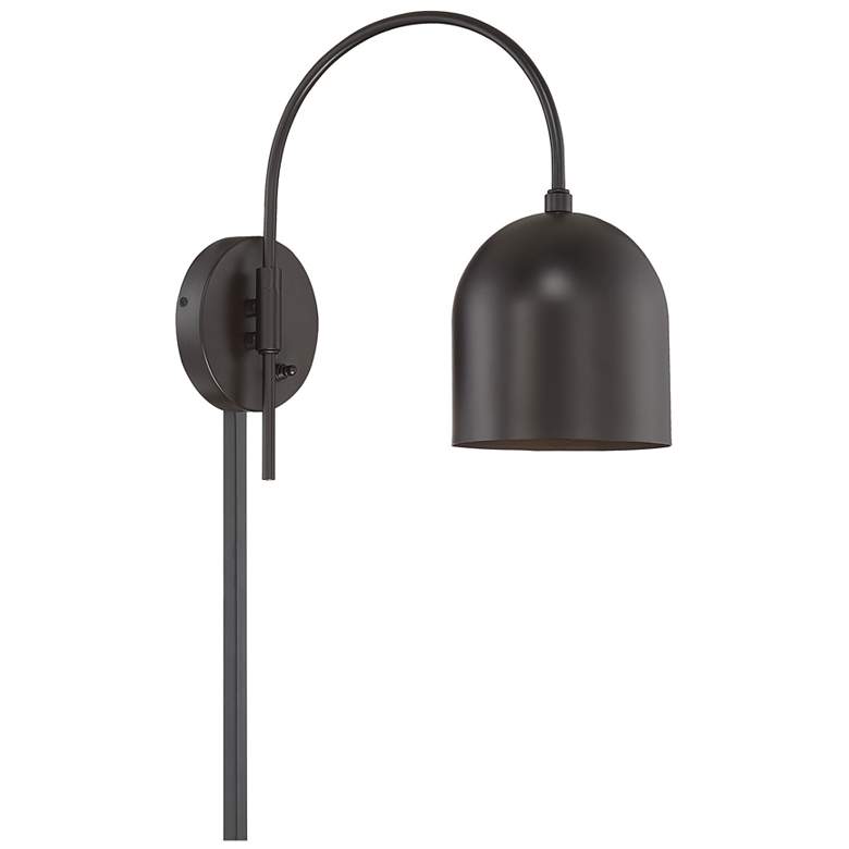 Image 1 Savoy House Meridian 6" Wide Oil Rubbed Bronze 1-Light Wall Sconce