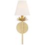Savoy House Meridian 6" Wide True Gold 1-Light Wall Sconce