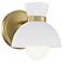 Savoy House Meridian 7" Wide Natural Brass 1-Light Wall Sconce