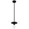 Savoy House Meridian 8" Wide Matte Black 1-Light Pendant