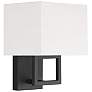 Savoy House Meridian 8" Wide Matte Black 1-Light Wall Sconce
