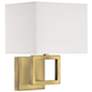 Savoy House Meridian 8" Wide Natural Brass 1-Light Wall Sconce