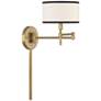 Savoy House Meridian 8" Wide Natural Brass 1-Light Wall Sconce