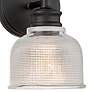 2_Savoy House Meridian 9 1/2" High Matte Black Wall Sconce more views