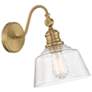 Thumbnail4 of Savoy House Meridian 9" Wide Natural Brass 1-Light Wall Sconce more views