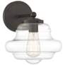 Savoy House Meridian 9" Wide Oil Rubbed Bronze 1-Light Wall Sconce