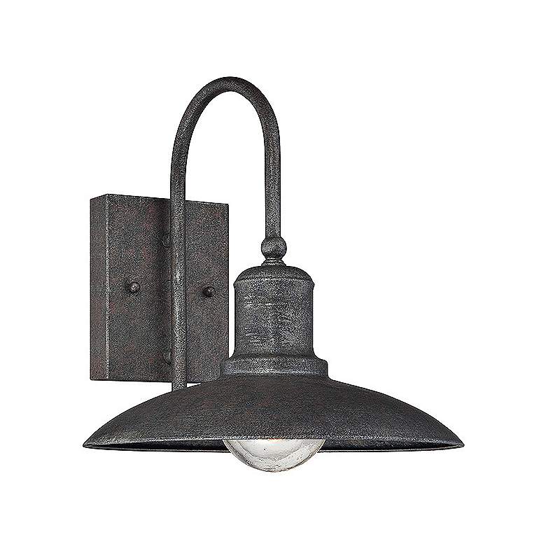 Image 1 Savoy House Mica 11" High Artisan Rust Outdoor Wall Light