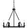 Savoy House Middleton 25"W Matte Black 6-Light Chandelier