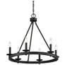 Thumbnail3 of Savoy House Middleton 25"W Matte Black 6-Light Chandelier more views
