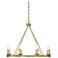 Savoy House Middleton 33" Wide Warm Brass 8-Light Chandelier