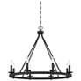 Thumbnail4 of Savoy House Middleton 33"W Matte Black 8-Light Chandelier more views