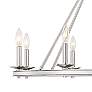 2_Savoy House Middleton 33"W Statin Nickel 8-Light Chandelier more views