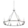 5_Savoy House Middleton 33"W Statin Nickel 8-Light Chandelier more views