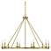 Savoy House Middleton 45"W Warm Brass 10-Light Chandelier