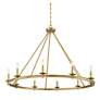 6_Savoy House Middleton 45"W Warm Brass 10-Light Chandelier more views