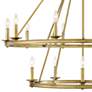 2_Savoy House Middleton 45"W Warm Brass 15-Light Chandelier more views