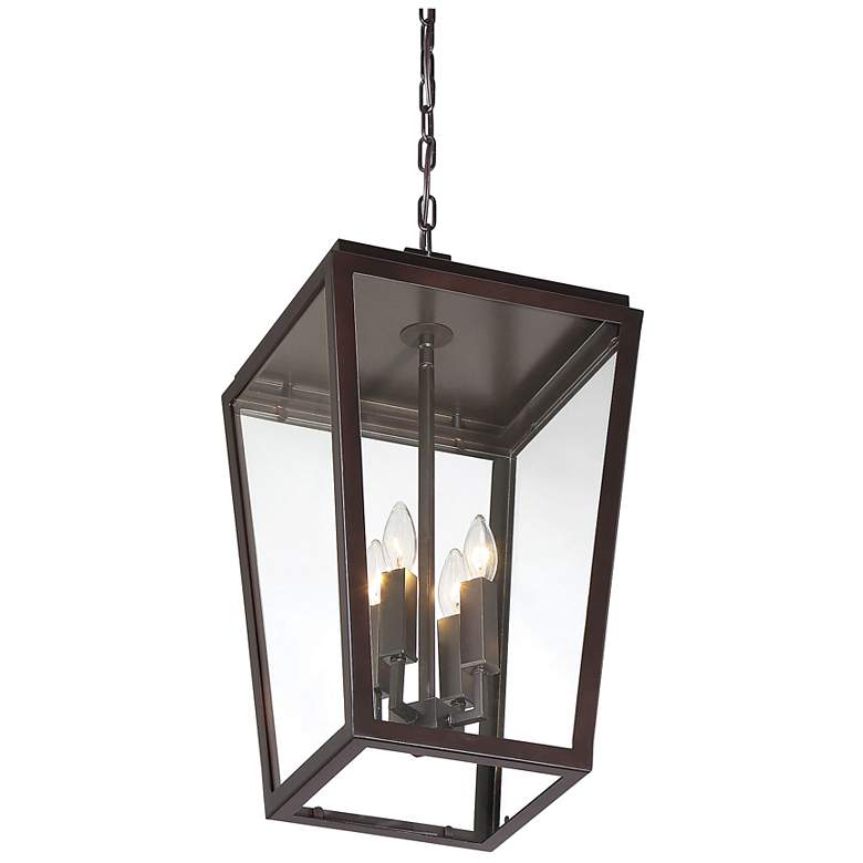 Image 2 Savoy House Milton 12"W English Bronze 4-Light Mini Pendant more views