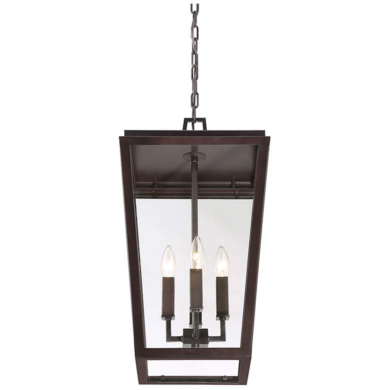 Image 3 Savoy House Milton 12"W English Bronze 4-Light Mini Pendant more views
