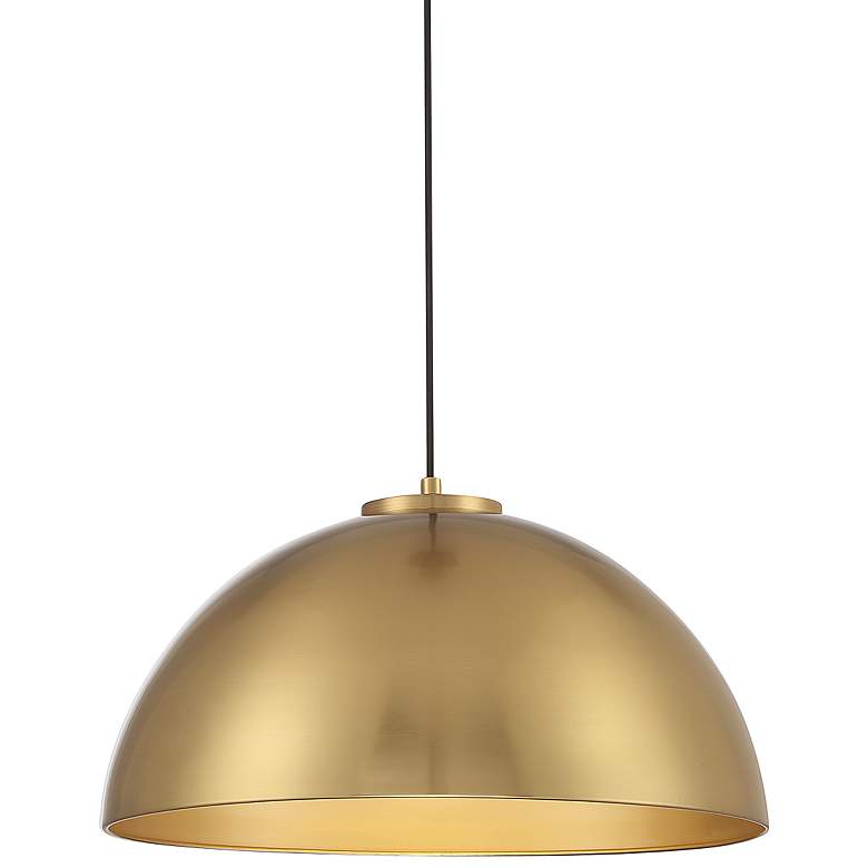 Image 1 Savoy House Minas 18" Wide Natural Brass Pendant Light