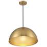 5_Savoy House Minas 18" Wide Natural Brass Pendant Light more views