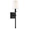 Savoy House Monroe 20" High Matte Black Wall Sconce