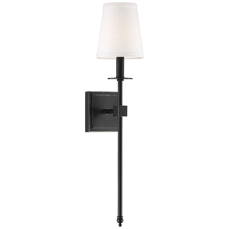 Image 1 Savoy House Monroe 24" High Classic Bronze Wall Sconce