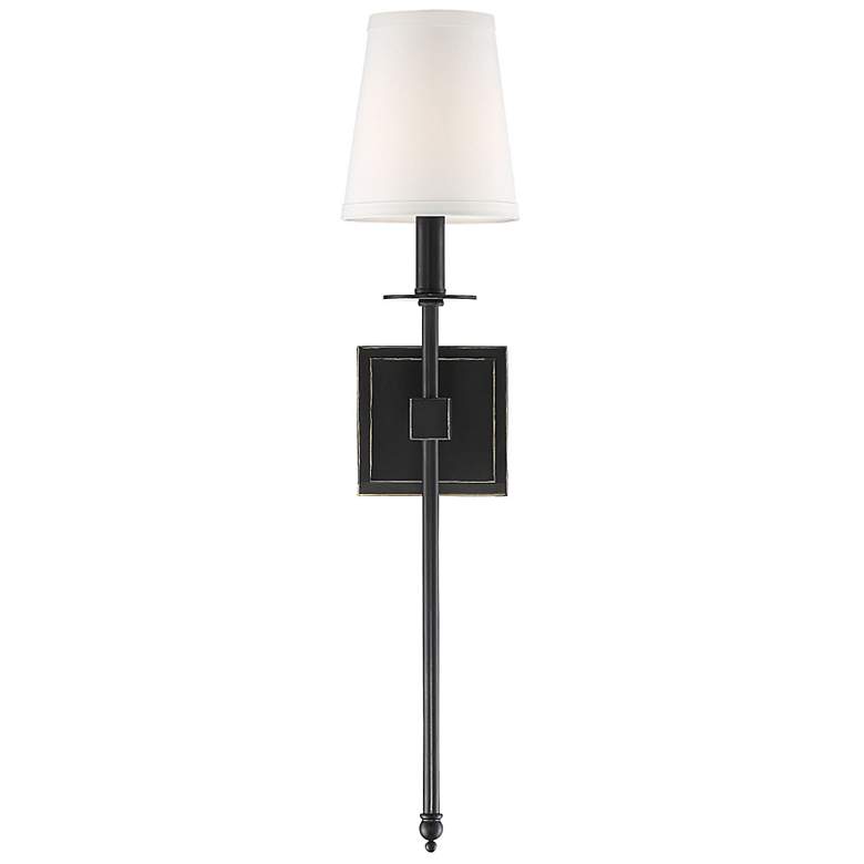 Image 4 Savoy House Monroe 24" High Classic Bronze Wall Sconce more views