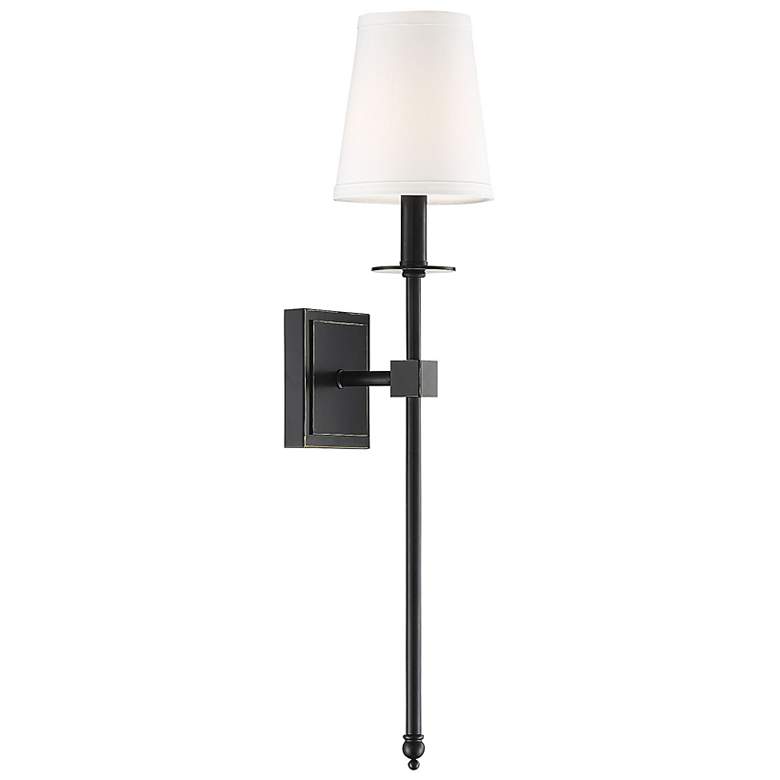 Image 5 Savoy House Monroe 24" High Classic Bronze Wall Sconce more views