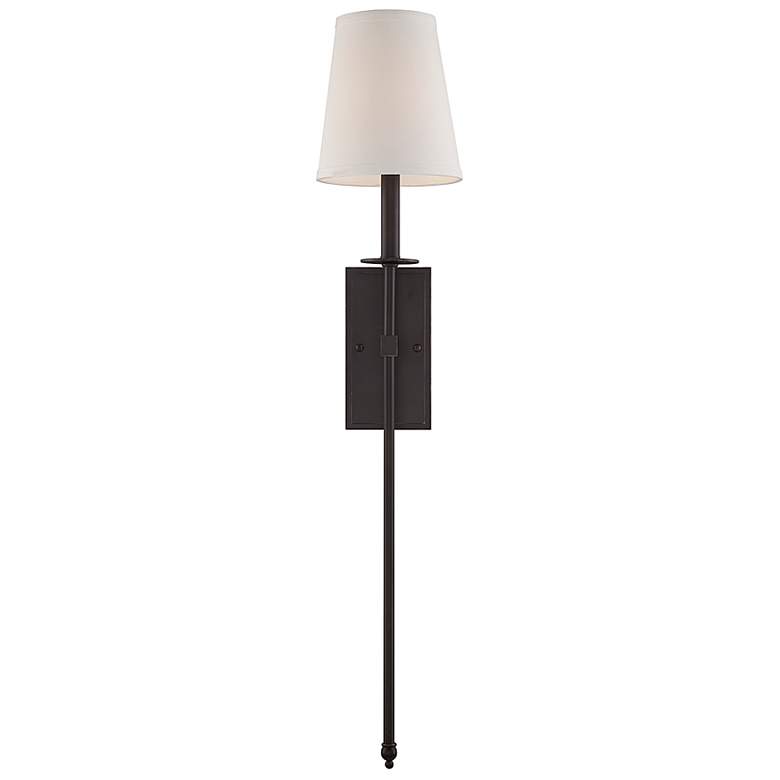 Image 4 Savoy House Monroe 33 1/2" High Classic Bronze Wall Sconce more views