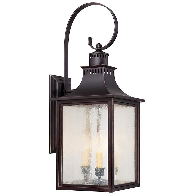 Image 2 Savoy House Monte Grande 27" High English Bronze 3-Light Outdoor Wall more views