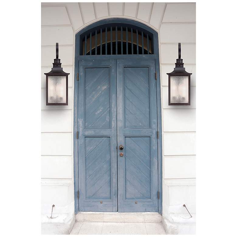Image 3 Savoy House Monte Grande 27" High English Bronze 3-Light Outdoor Wall more views