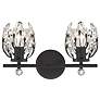 1_Savoy House Moreno 15 1/2"H Matte Black 2-Light Wall Sconce