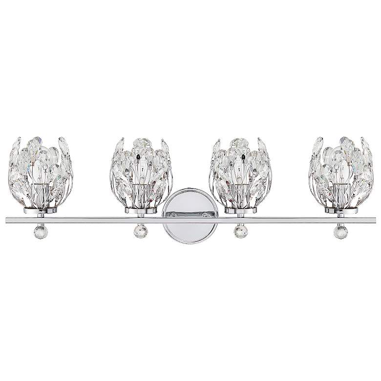 Image 2 Savoy House Moreno 31" Wide Chrome 4-Light Vanity Bath Light more views