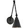 Savoy House Morland Matte Black Swing Arm Wall Lamp