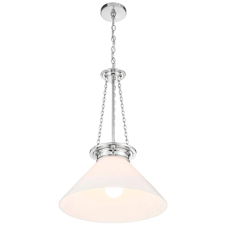 Image 5 Savoy House Myers 18" Wide Polished Nickel Pendant Light more views