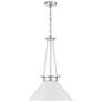 6_Savoy House Myers 18" Wide Polished Nickel Pendant Light more views