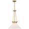 Savoy House Myers 18" Wide Warm Brass Pendant Light