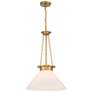 3_Savoy House Myers 18" Wide Warm Brass Pendant Light more views