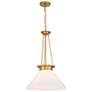 5_Savoy House Myers 18" Wide Warm Brass Pendant Light more views