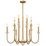 3_Savoy House Oakhurst 30"W Antique Gold 12-Light Chandelier more views