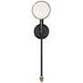 1_Savoy House Oberyn 21 1/2"H Vintage Black with Brass Sconce