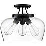 2_Savoy House Octave 13" Wide Black 3-Light Ceiling Light more views