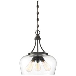Savoy House Octave 15" Wide English Bronze 3-Light Pendant