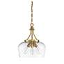 3_Savoy House Octave 15" Wide Warm Brass 3-Light Pendant more views