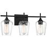4_Savoy House Octave 21" Wide Black 3-Light Bath Light more views