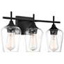 5_Savoy House Octave 21" Wide Black 3-Light Bath Light more views