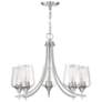 1_Savoy House Octave 23" Wide Satin Nickel 5-Light Chandelier