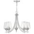Savoy House Octave 23" Wide Satin Nickel 5-Light Chandelier